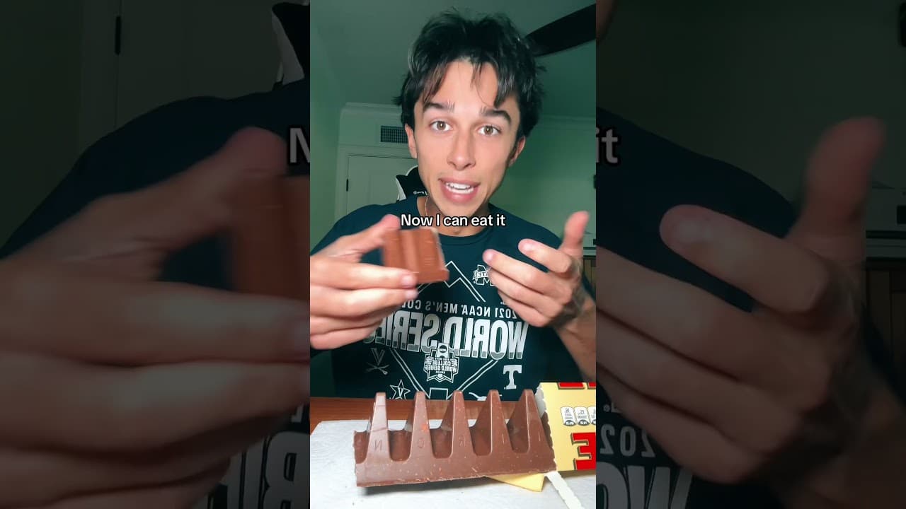 How To Eat Chocolate Properly? #relatablestories #comedy #funnymemes
