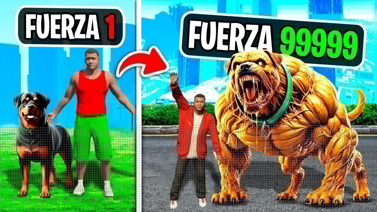 CHOP se CONVIERTE en el PERRO Más FUERTE en GTA 5