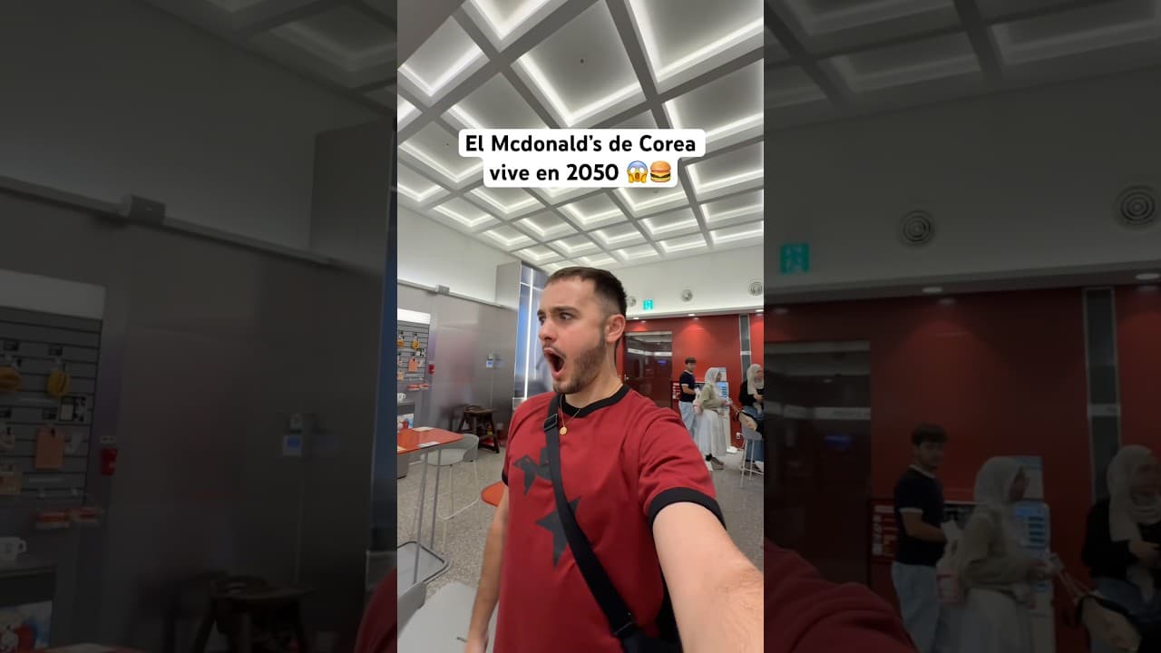 La hamburguesería del futuro en Corea del Sur 🍔 #corea #coreadelsur #seúl