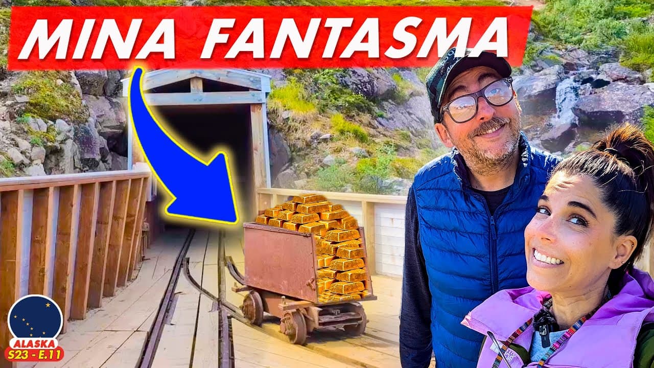 😱 ENTRAMOS A UNA MINA DE ORO ABANDONADA EN ALASKA 🇺🇸💰