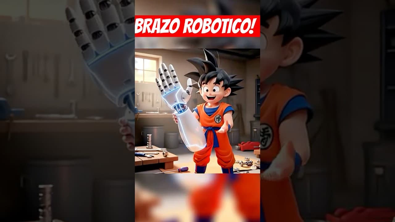 Gokú fabricó un nuevo brazo para Vegeta!