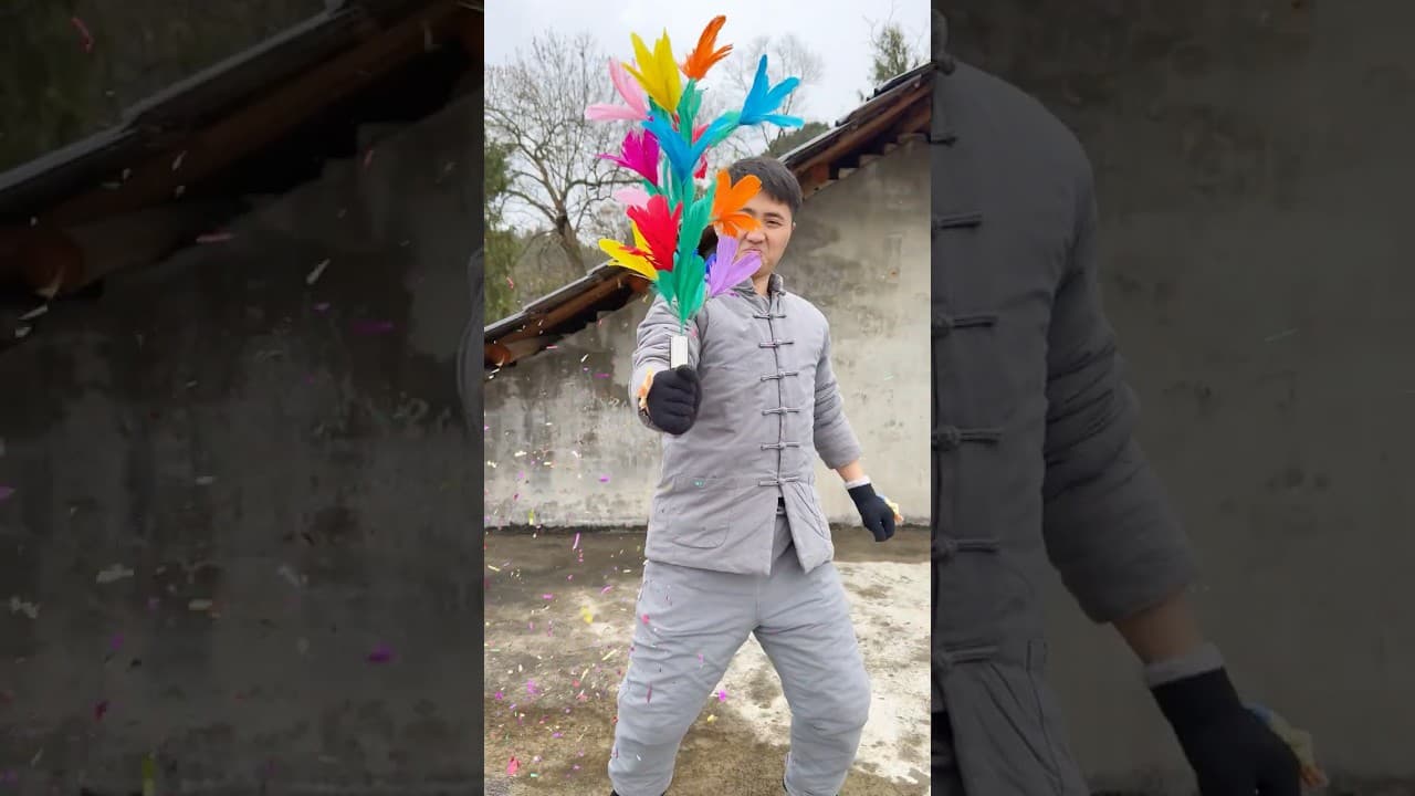 Who knew Er Mao could do magic? He’s so amazing! #funny #comedy