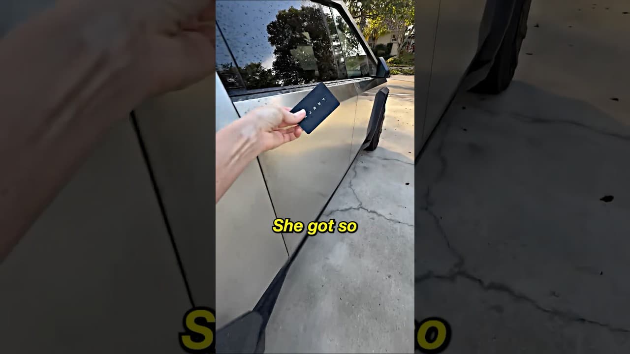 She Found a Tesla Key #shorts