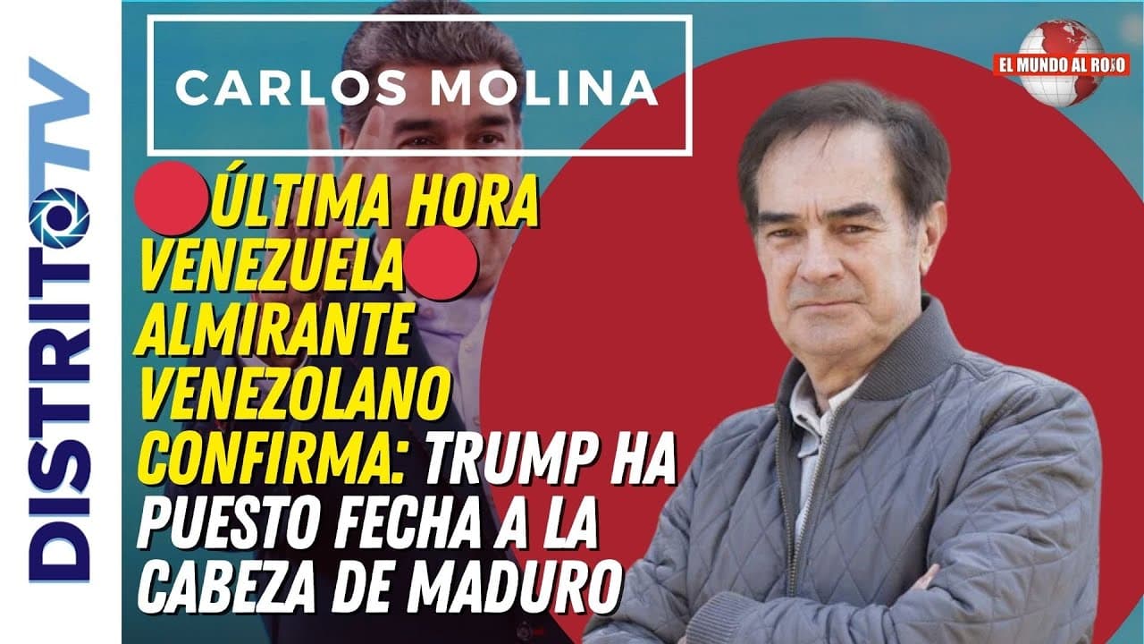 🔴ÚLTIMA HORA VENEZUELA🔴 ALMIRANTE VENEZOLANO CONFIRMA: TRUMP ha puesto fecha a la cabeza de MADURO
