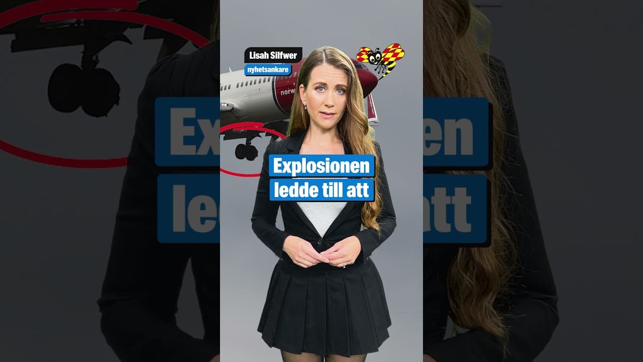 Flygplan har nödlandat på Arlanda efter däckexplosion