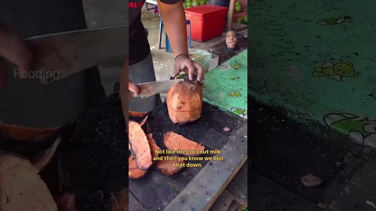 Yall ever had boiled coconut?!