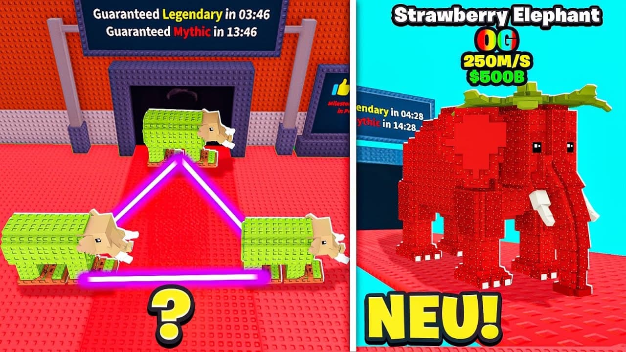 ICH bekomme GALAXY STRAWBERRY ELEPHANT!