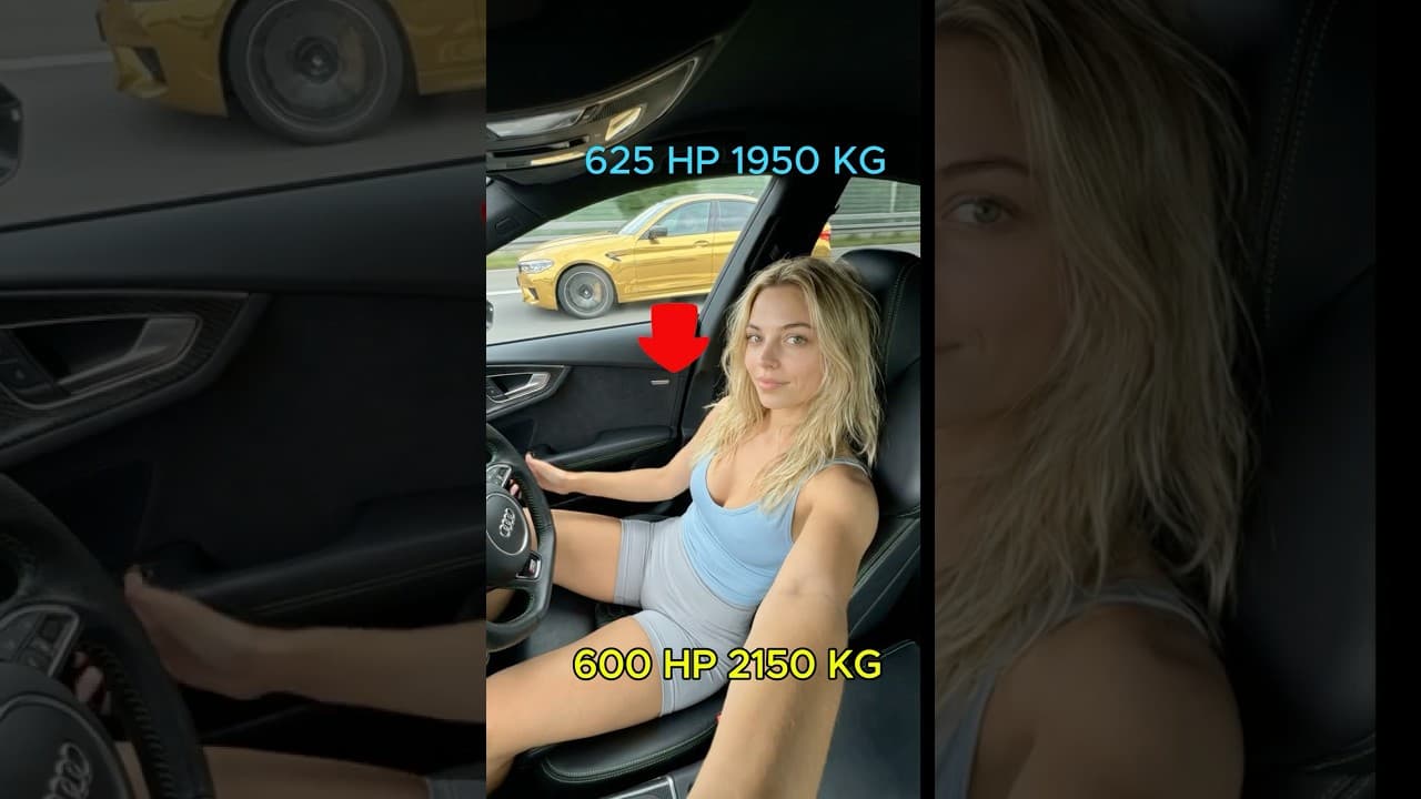 Audi RS 7 VS BMW M 5 on German Autobahn 🇩🇪