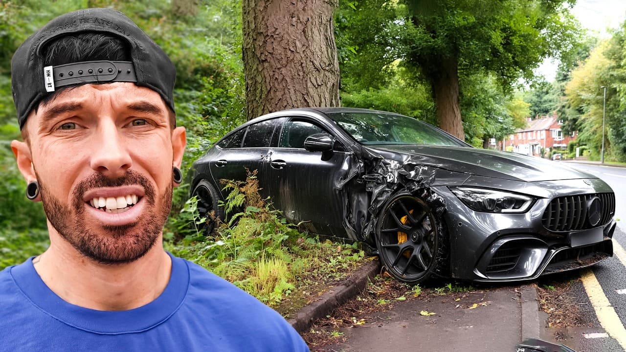 ATTEMPTING TO DRIVE MY WRECKED MERCEDES AMG GT63S