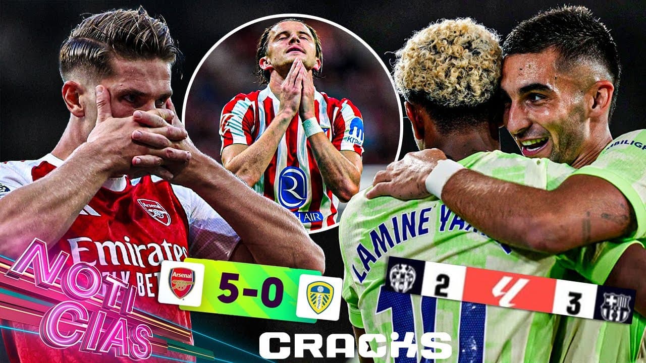 ¡Agónica remontada culé! | Arsenal imparable; Gyokeres anota | Atleti sigue sin ganar | Modric cae