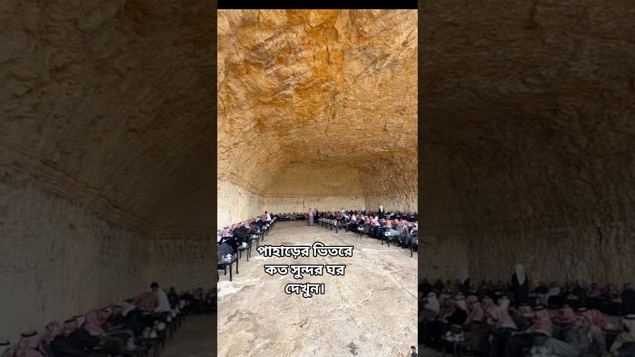 Saudi Arabia built an office by digging out rocks.#saudiaarbia #shorts #duet