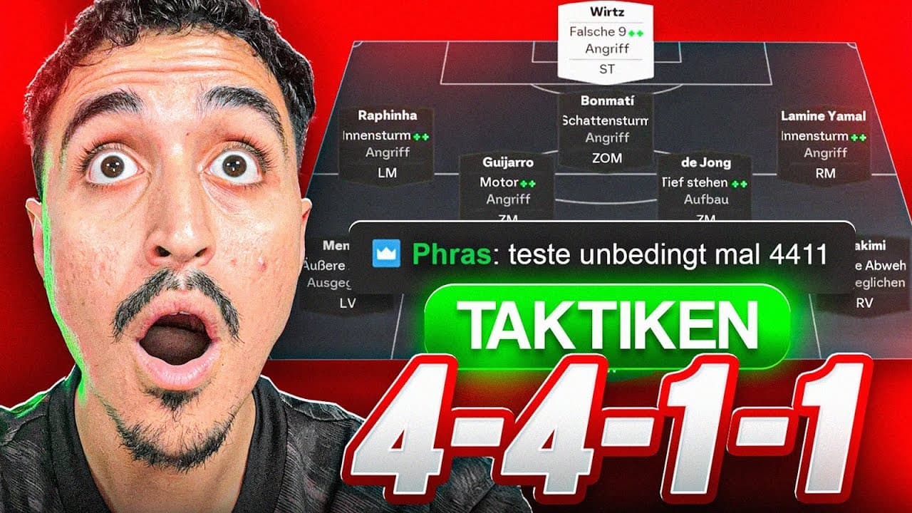 FULL OP? 4-4-1-1 TAKTIKEN IN EA FC 26 ✅👀