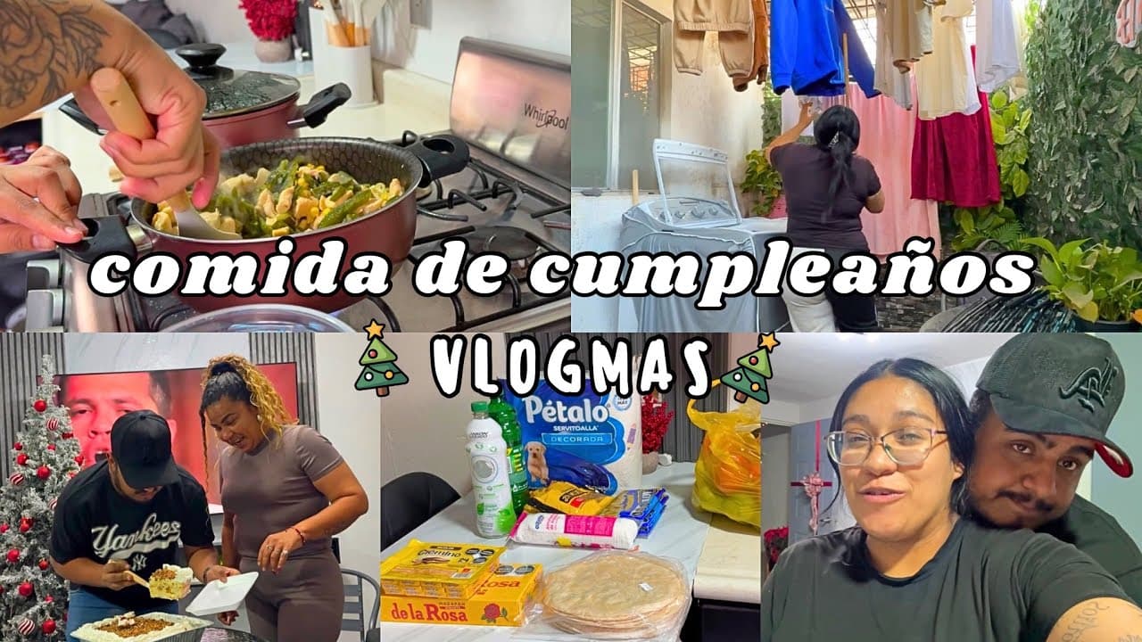 Comida de cumpleaños para adrian 🤭 compras en el super ✅ Vlogmas 5