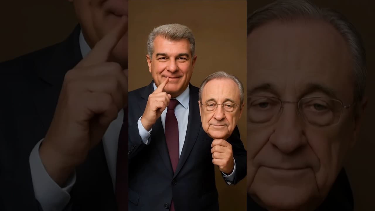 Laporta se disfraza de Florentino para anularle goles al Real Madrid contra el Mallorca desde el VAR