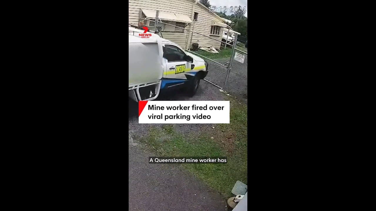 Mine worker fired over viral parking video