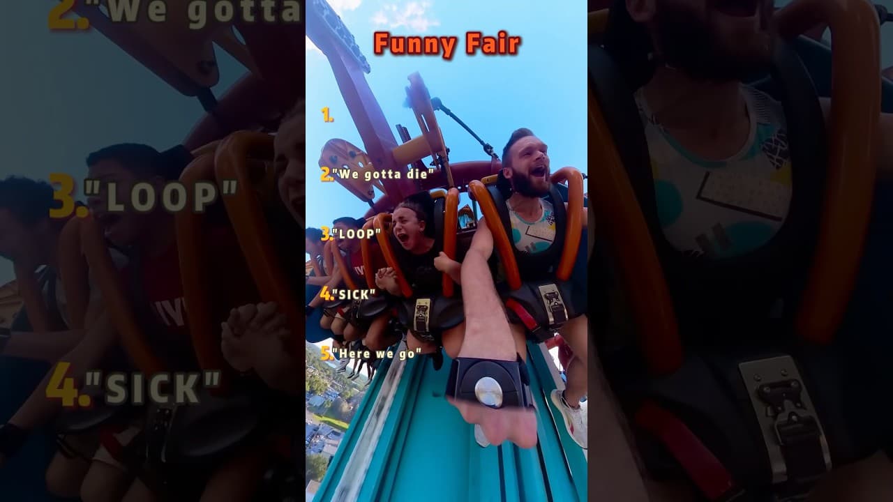 The look on his face says it all🤷‍♂️🫨🤣#fair#droptower#amusementpark#scream#funny