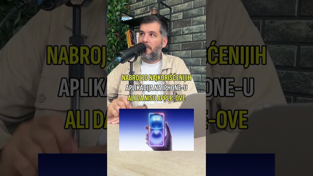 Top 10 aplikacija za iPHONE koje NIJE napravio APPLE  #shorts #apple #iphone #app