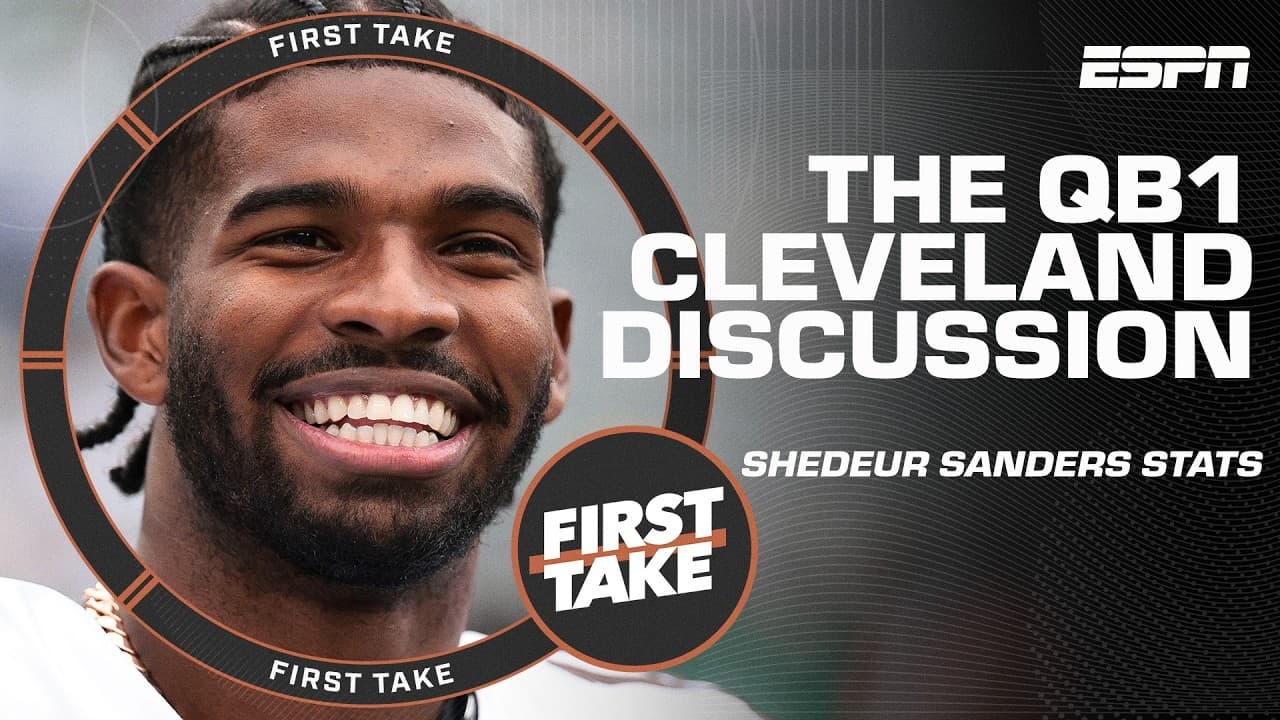 Cam Newton thinks Kevin Stefanski DOESN'T WANT to see Shedeur Sanders win 😬 | First Take