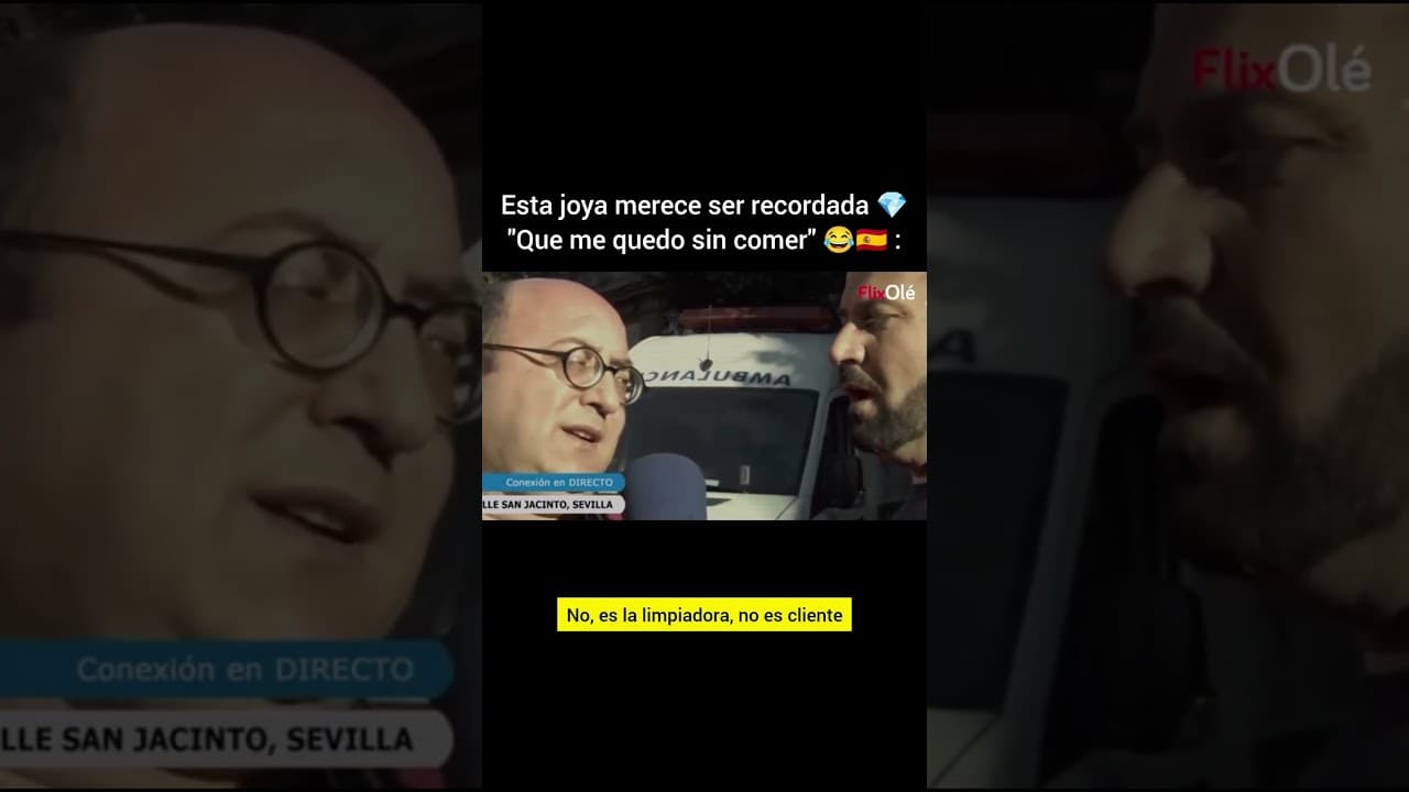 Esta joya merece ser recordada 💎"Que me quedo sin comer" 😂🇪🇦 :