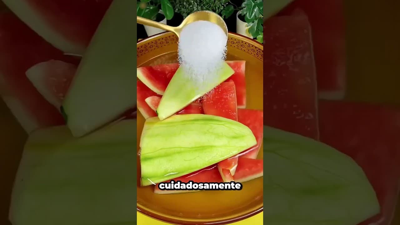 Cómo Japón Convierte la Cáscara de Sandía en un Súper Alimento How
