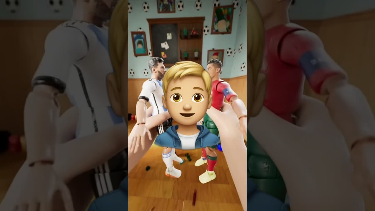 Messi vs Ronaldo: Magična Football Utakmica Igračaka! ⚽🧸✨ #shorts