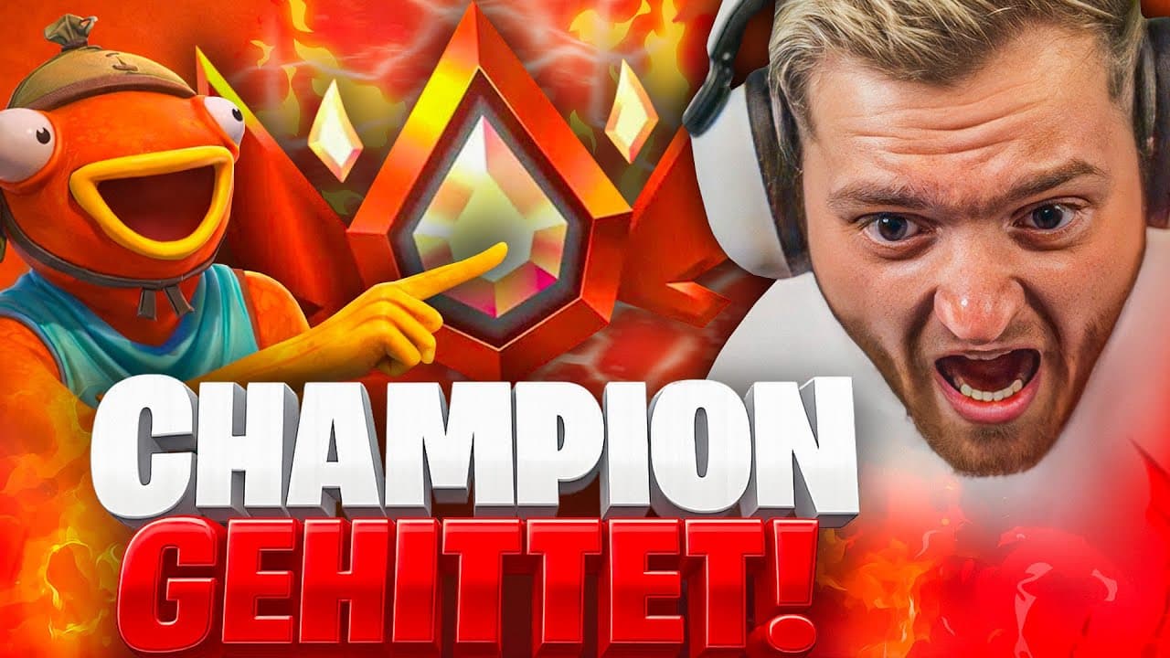 😱🤯6 7 % in CHAMPION reingeslidet! - KOMPLETT RASUR in Fortnite Ranked Road to Unreal!