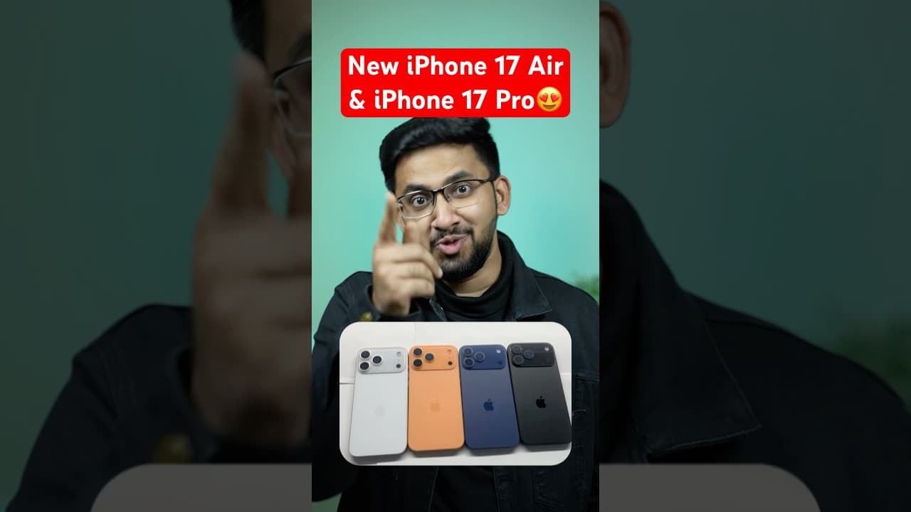 Apple iPhone 17 Air & iPhone 17 Pro Max😍 Camera va mathuna puthu design a?😂