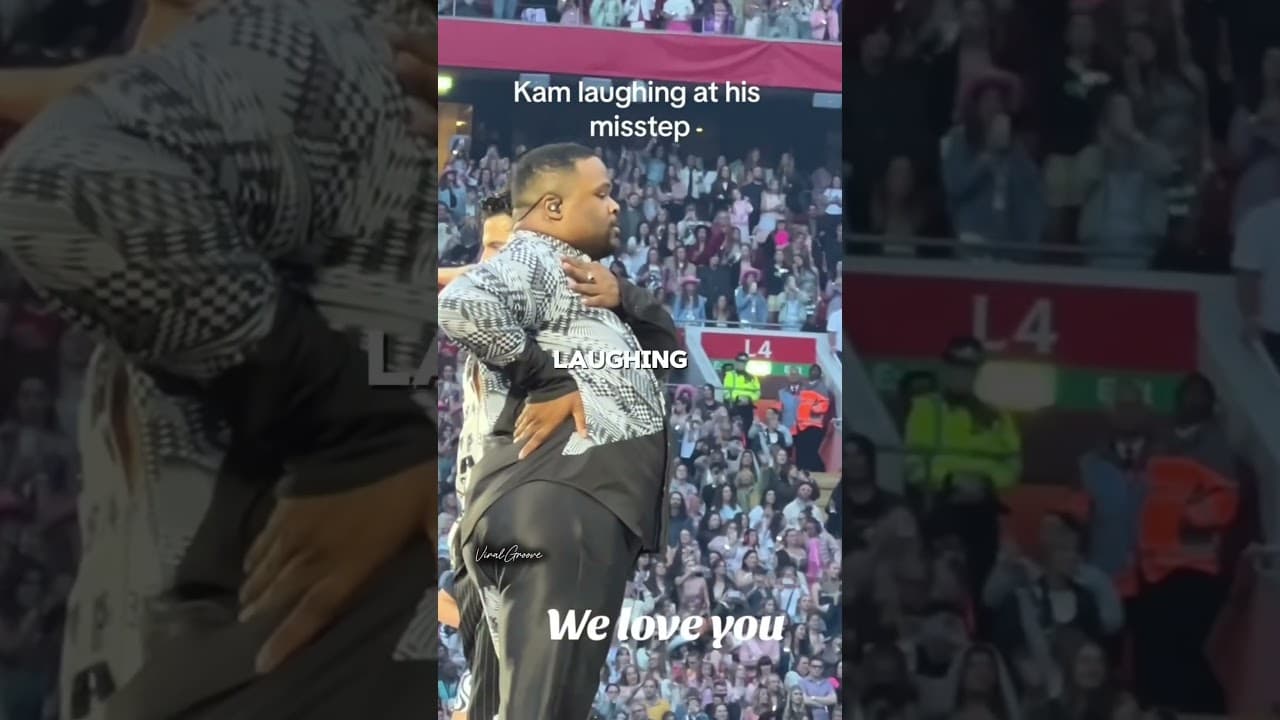 Taylor Swift’s dancer accidentally messed up 😂#taylorswift #shorts