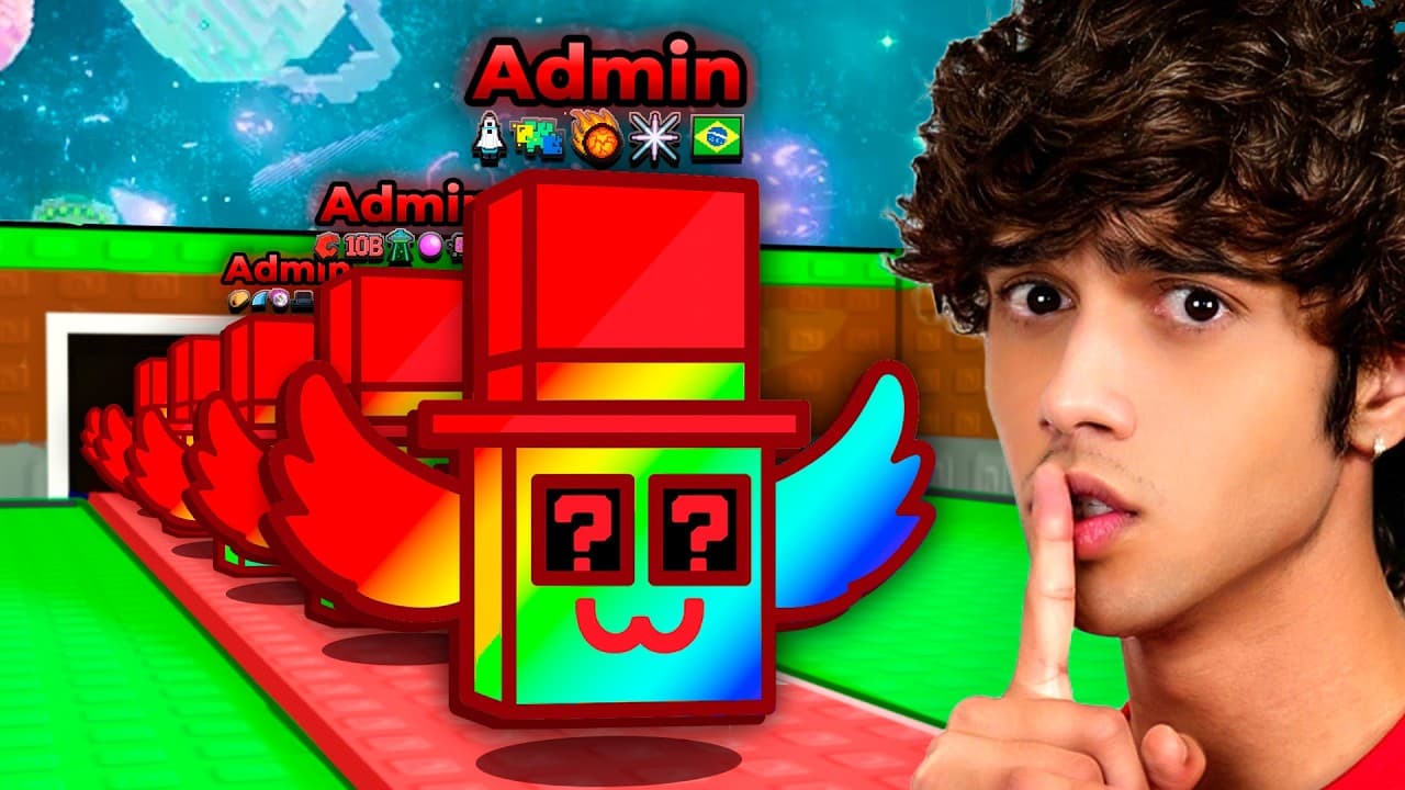 Steal a Brainrot OWNER Gave Me Infinite ADMIN LUCKY BLOCKS...