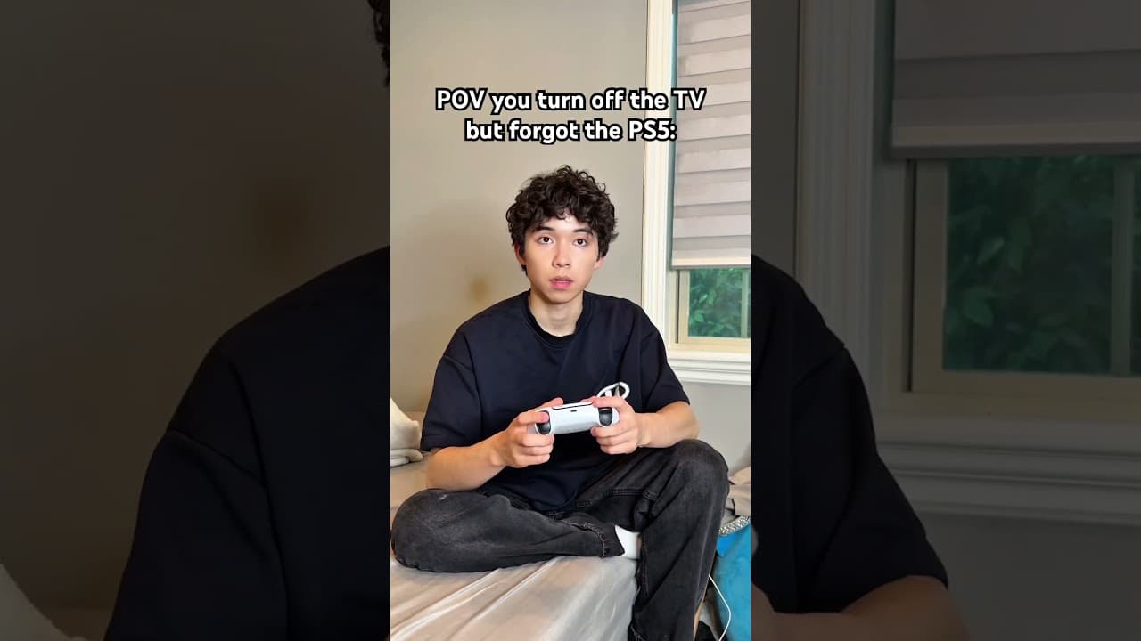 Is This How You Turn Off A PS5? #asher #shorts