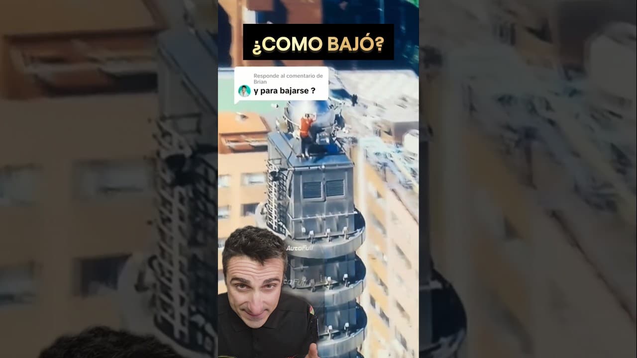 ¿Cómo bajó?.#supervivencia #curiosidades #sabiasque