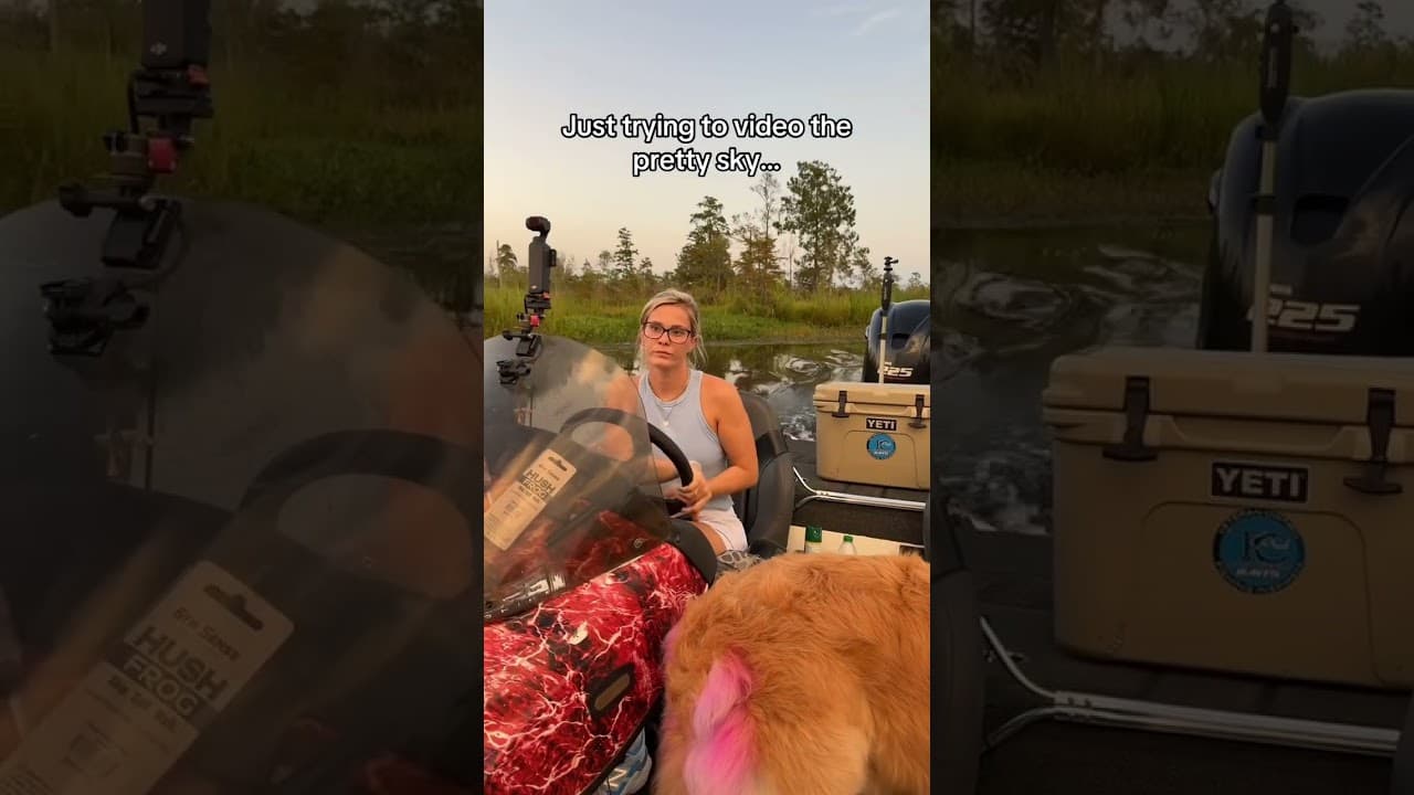 Trying to get he pretty sunset man 😂 #youtubeshort #fishing #funny