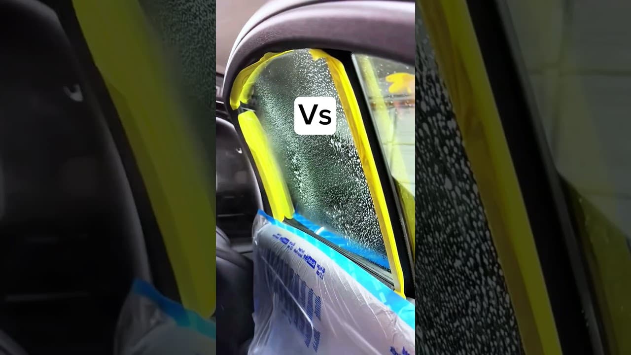 Tint like Amateurs VS Pros…😈 #cars #smarttint #tints