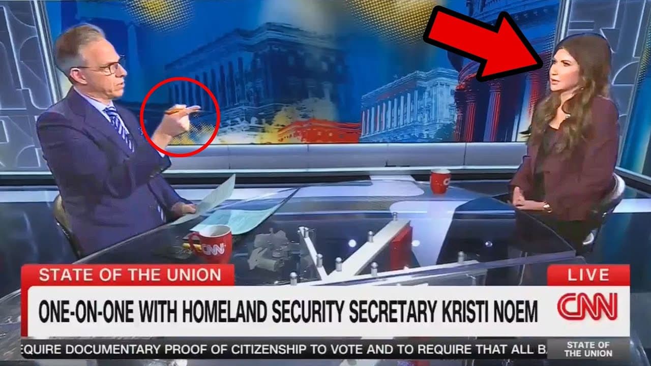 Tapper HUMILIATES Trump to Kristi Noem's Face, DROPS F-BOMB