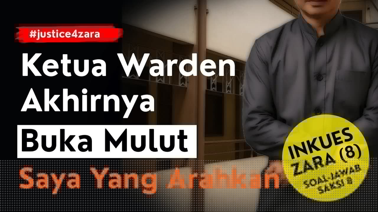KETUA WARDEN ‼️ AKHIRNYA BUKA MULUT | SAYA ARAHKAN (SAKSI KE-8 INKUES KE-8)