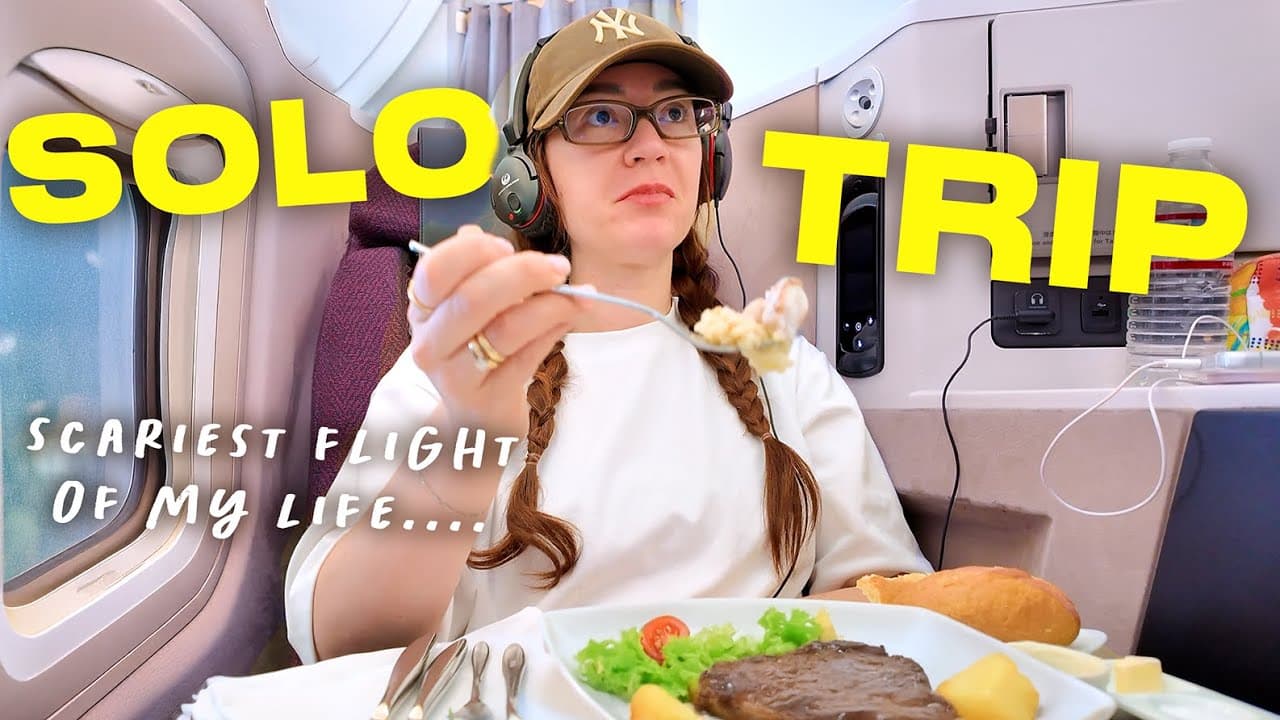 Flying to Japan + Scariest Flight of My Life!!