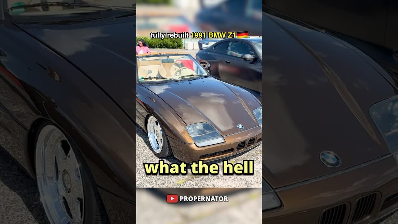 Is This The Coolest BMW Ever? 🇩🇪 #bmwz1