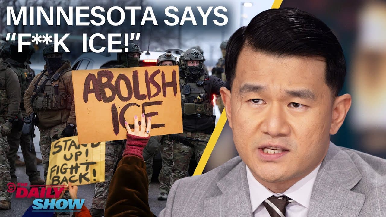 ICE Killing in Minnesota Ignites Protests as Trump and Kristi Noem Double Down | The Daily Show