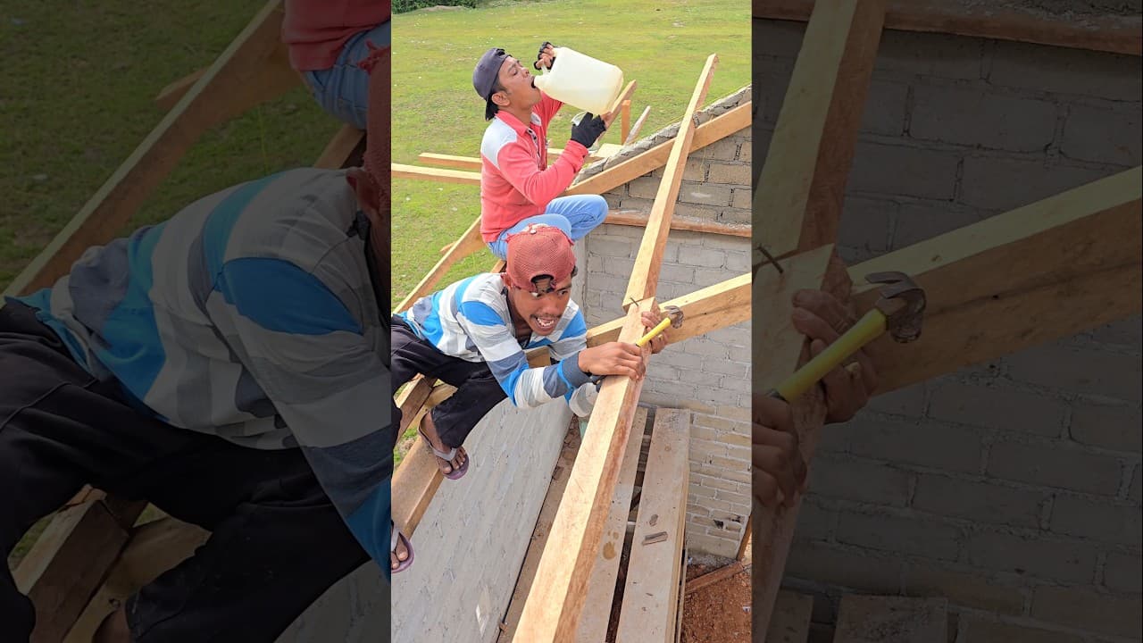 Senior craftsmen casually teach juniors..