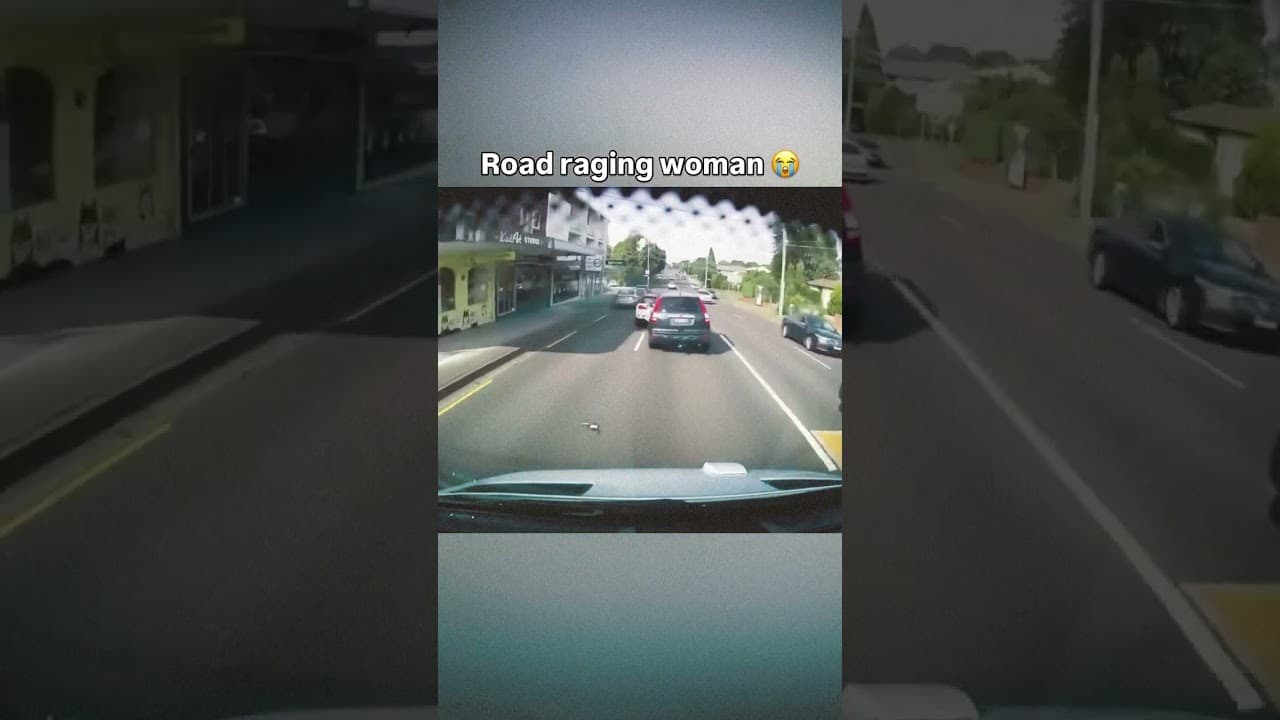 Driver annoyed causing crash in Australia #aussie