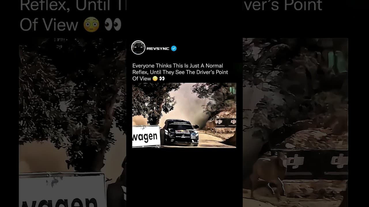 This Reflex Looks Normal… Until You See the Driver’s POV 😳 #f1 #caredit #motorsport