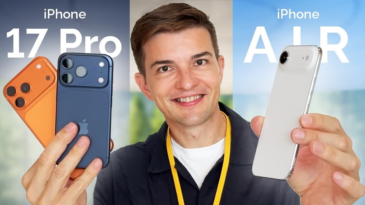 Das sind die neuen iPhones! iPhone 17, 17 Pro & Air ausprobiert!