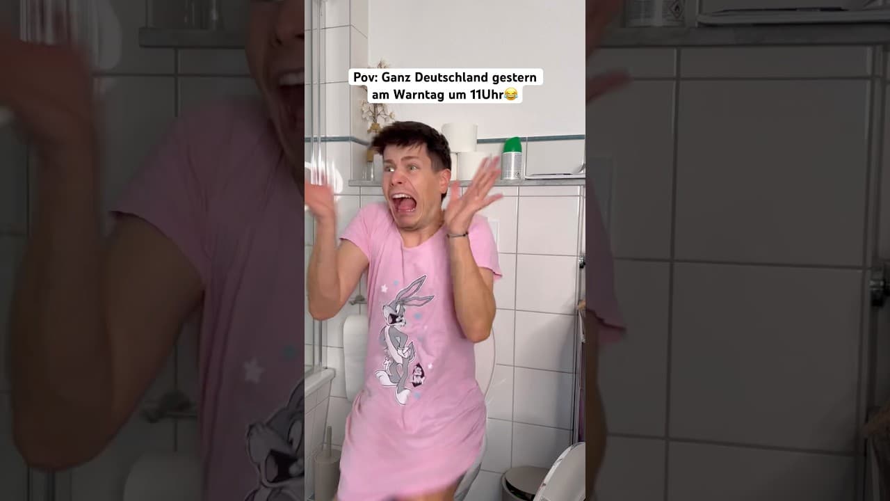 Ganz Deutschland gestern am Warntag!🤯😂 itsofficialmarco