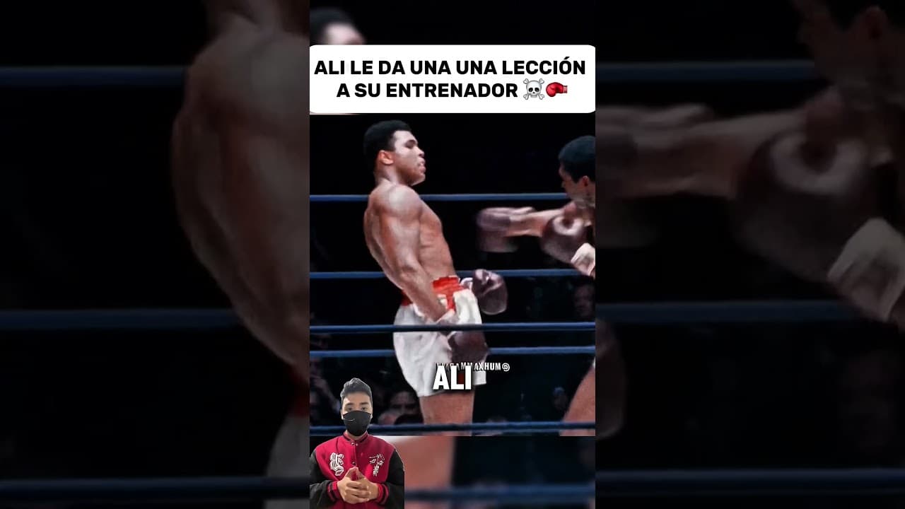 Muhammad Ali le dio una lección a su entrenador #muhammad #boxing #box