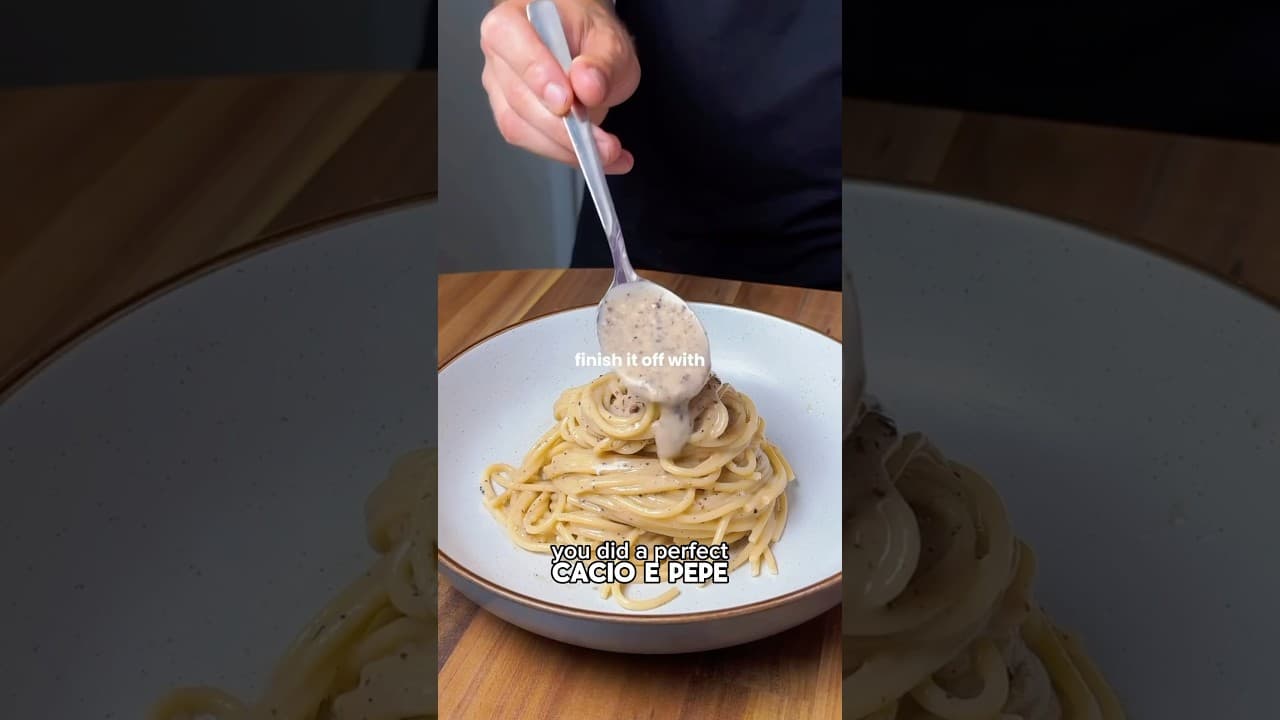 How to make CACIO E PEPE @MealswithMax