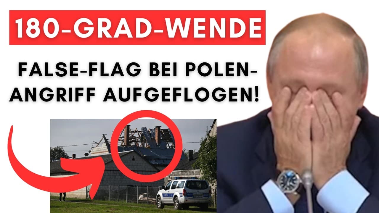 Wohnhaus wurde NICHT von Russen-Drohne zerstört, sondern von polnischen F-16 Kampfjet!
