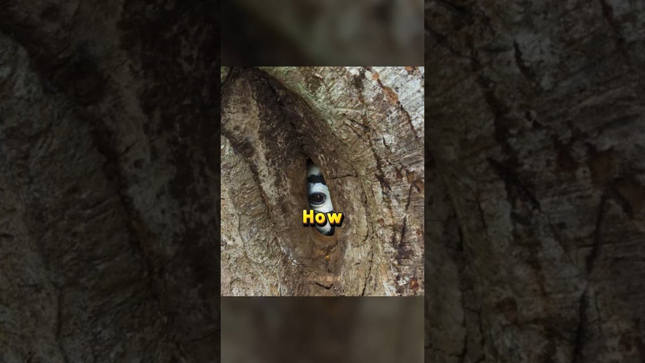 Why This Bird is Trapped Inside a Tree