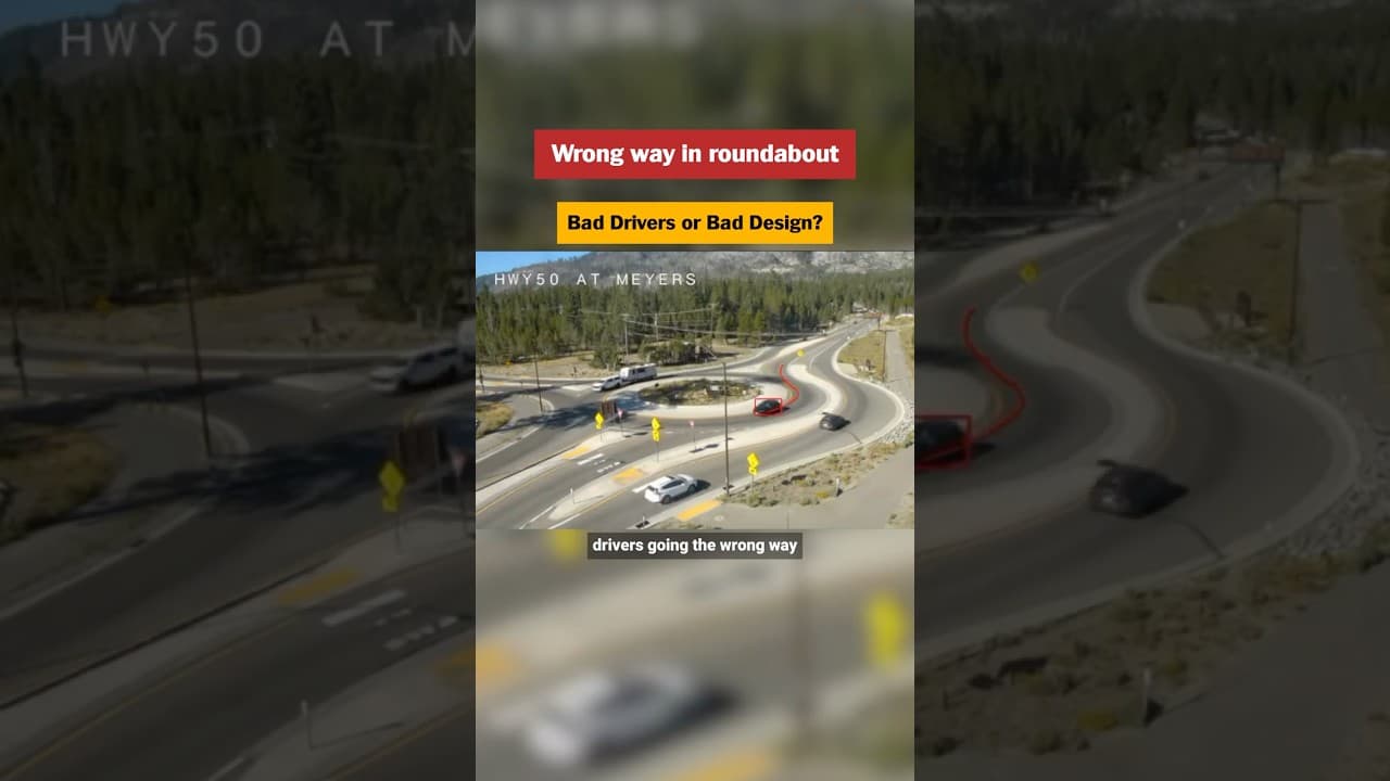 Why are drivers going the wrong way?