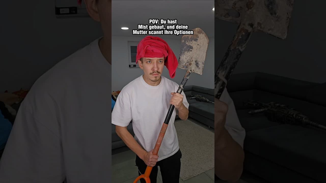 Die Mutter scannt ihre Optionen 🤣