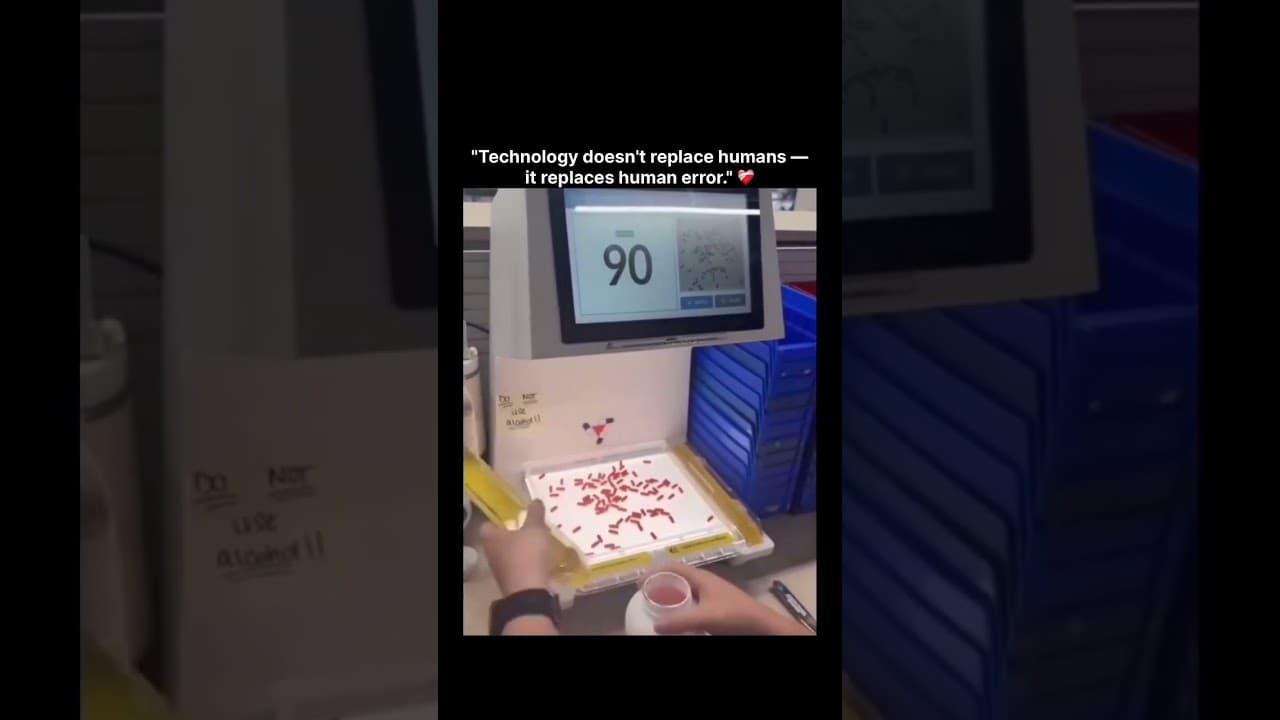 "Technology doesn't replace humans — it replaces human error." ❤️‍🩹